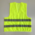 Veste de sécurité fluorescente jaune orange économique avec ruban réfléchissant